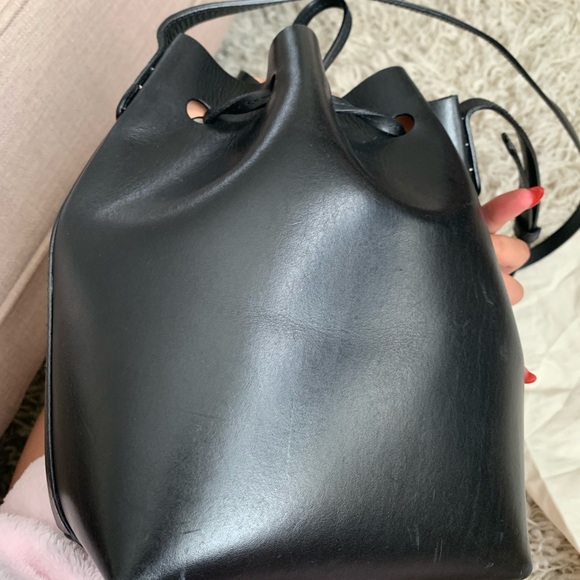 Mansur Gavriel mini bucket bag black Rosa - Picture 3 of 6